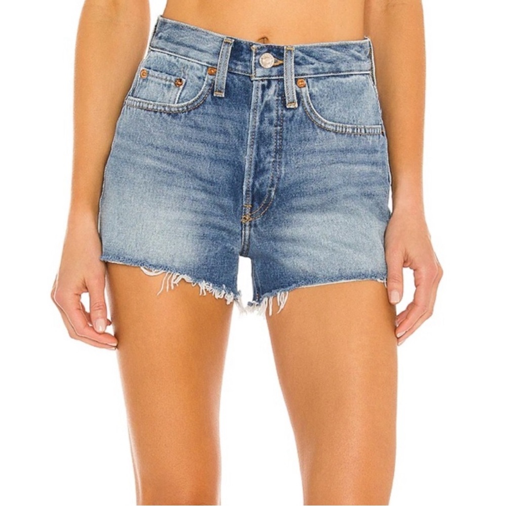 RE/DONE | 70s High Rise shorts in Light Vintage | Size 23